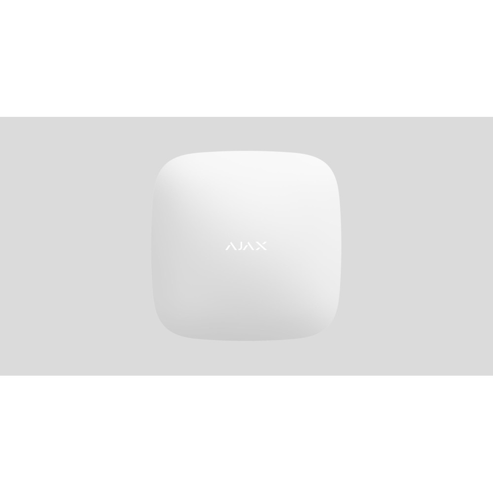 Интеллектуальная централь Ajax Hub 2 Plus (8EU/ECG) — белая Интеллектуальная централь Ajax Hub 2 Plus (8EU/ECG) — белая