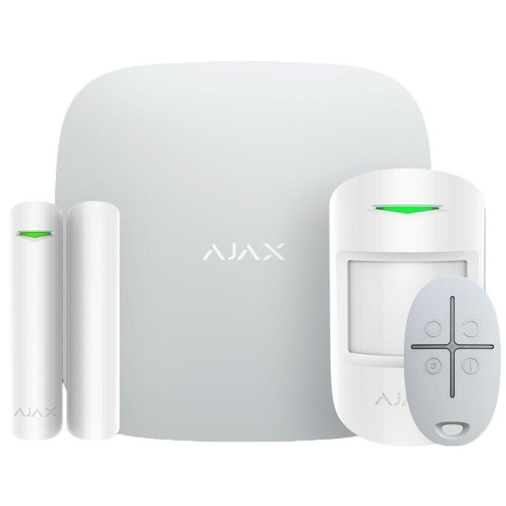Комплект сигналізації Ajax StarterKit 2 (8EU) — білий Комплект сигналізації Ajax StarterKit 2 (8EU) — білий