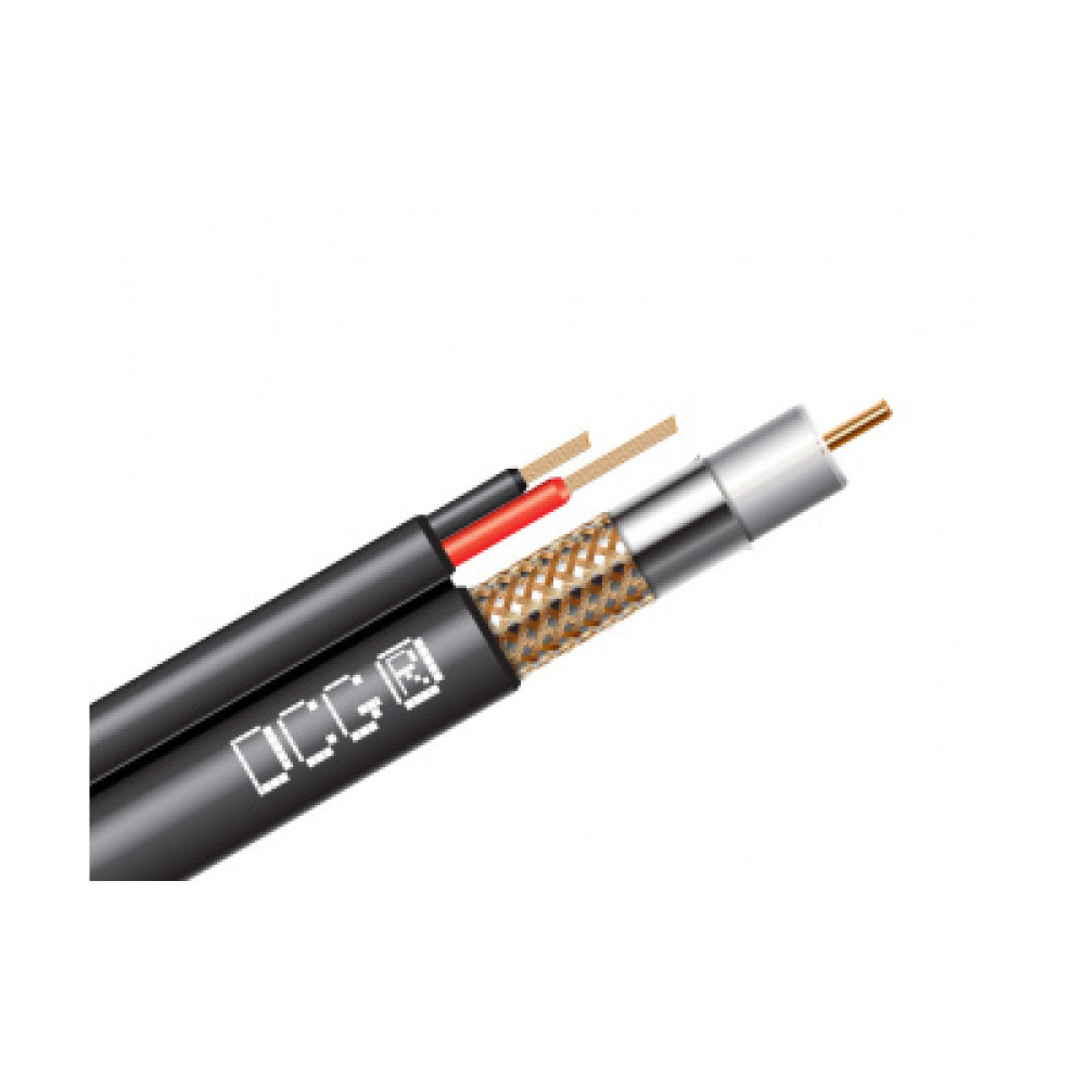 Коаксіальний кабель DCG RG-59cu black-2×0,50 Коаксіальний кабель DCG RG-59cu black-2×0,50