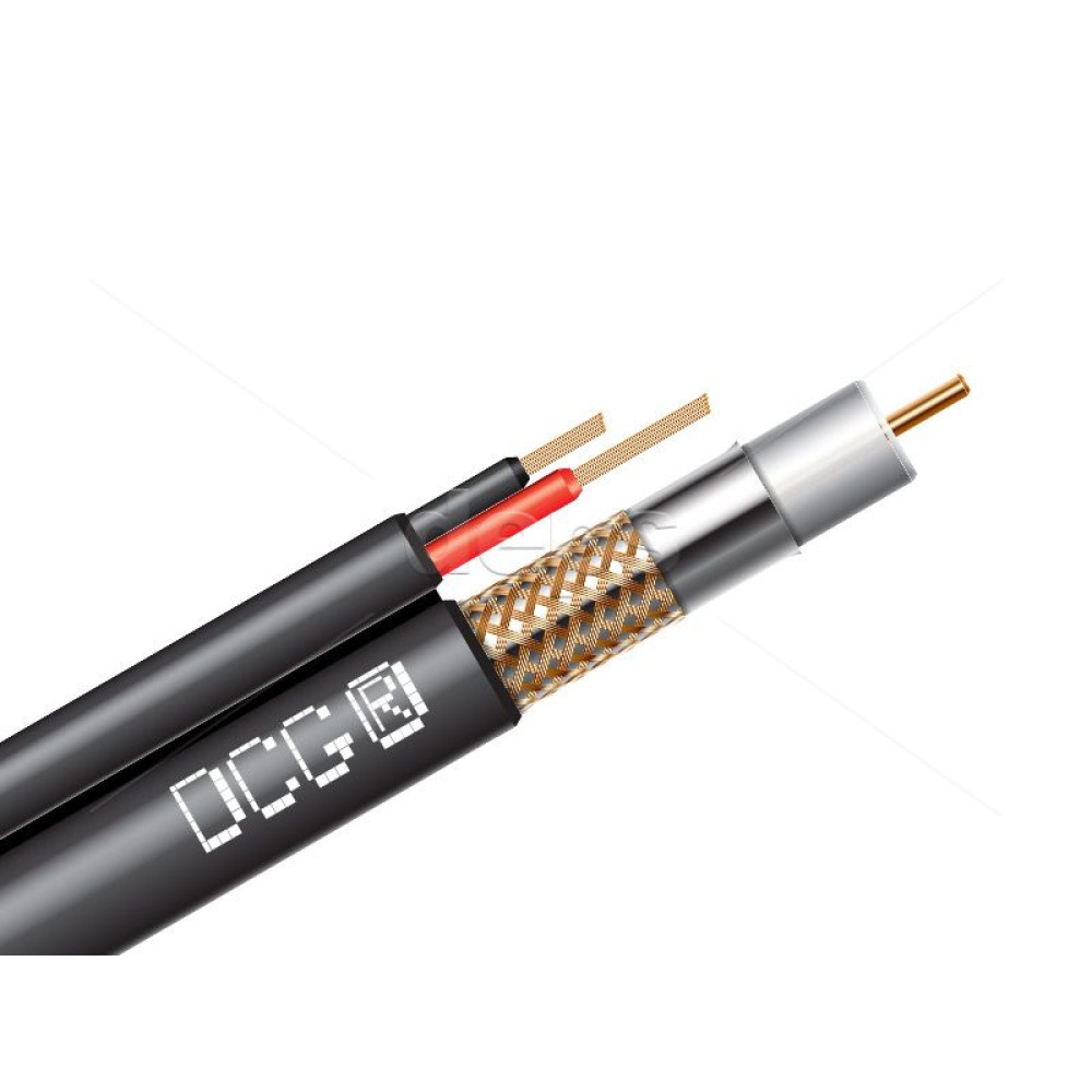 Коаксиальный кабель DCG RG-59cu black-2x0.50 Коаксиальный кабель DCG RG-59cu black-2x0.50