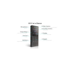 Akuvox X912S - Багатоабонентна панель виклику з розпізнаванням обличчя, NFC та Bluetooth
