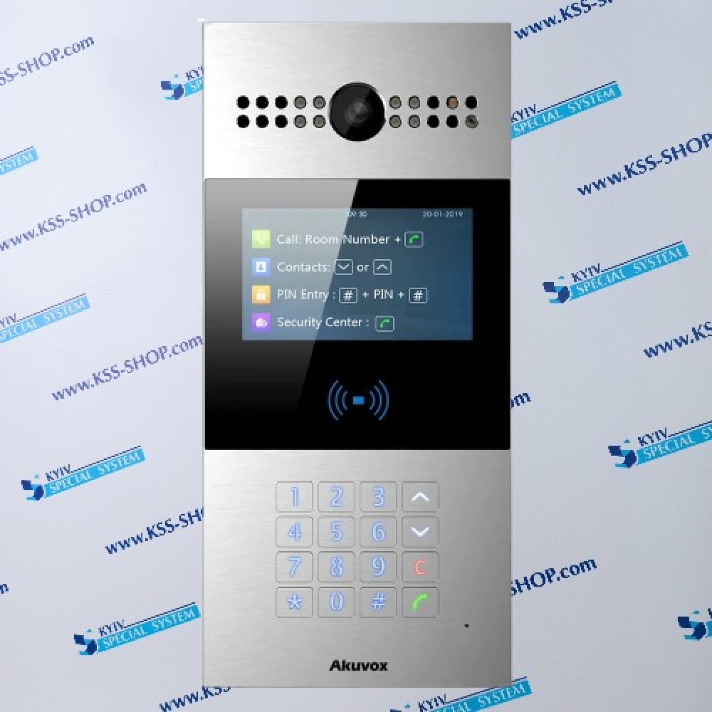 Akuvox R28A - Многоабонентская вызывная панель на Android