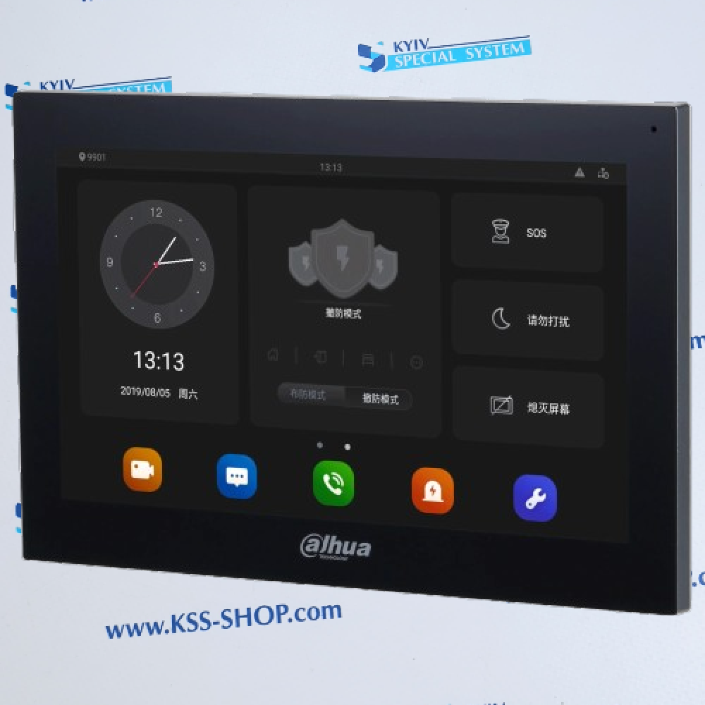 IP-видеодомофон Dahua DHI-VTH5341G-W 10″