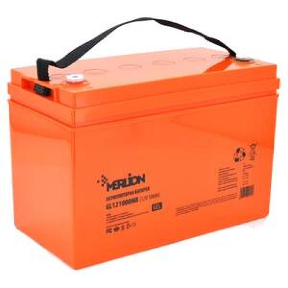 Акумулятор для ДБЖ Merlion 12V-100Ah (GL121000M8) Акумулятор для ДБЖ Merlion 12V-100Ah (GL121000M8)